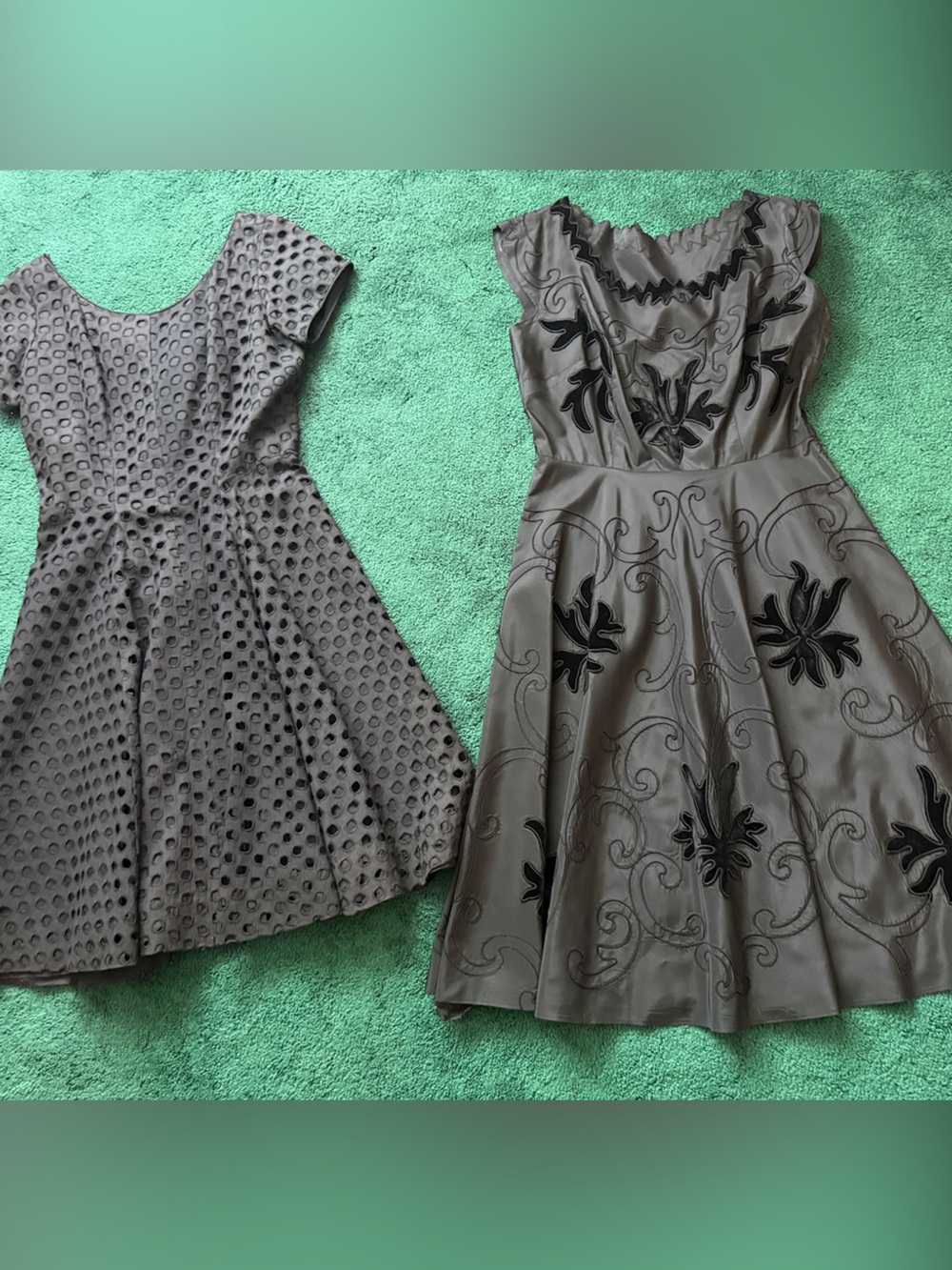 Vintage 1940’s black cocktail dresses